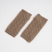 Heart of Mongolia/カシミヤ ケーブルハンドウォーマー