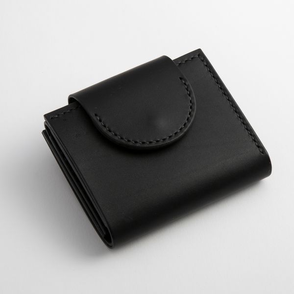 MAN MADE WORKS/2つ折り財布 -格好いい革、女性らしいデザイン、丁寧な