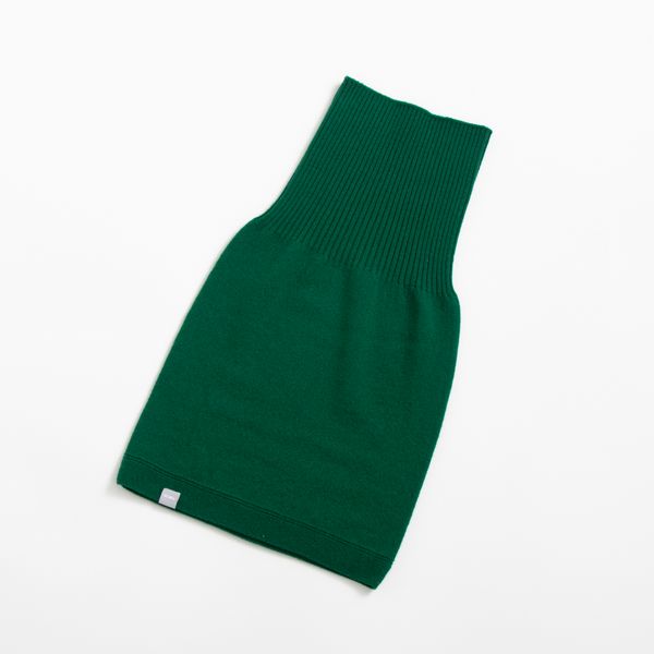 新聞掲載商品】el alto/カシミヤ100%リブスヌード -くたっとせずに首に