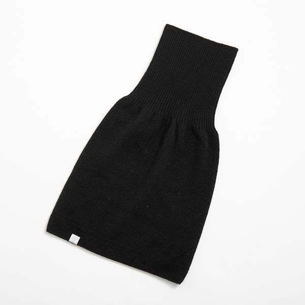 新聞掲載商品】el alto/カシミヤ100%リブスヌード -くたっとせずに首に