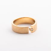 LISRIQUE/point pinky ring ダイヤモンド