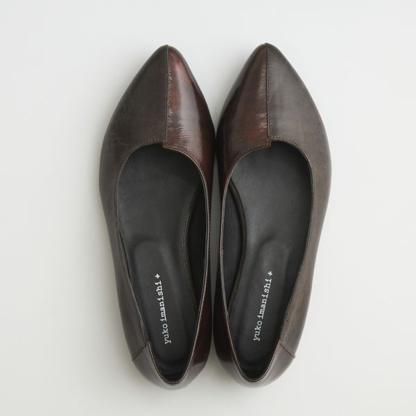 yuko imanishi＋/ダブルフェイスフラットシューズ YOSHI -足指が痛く