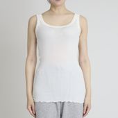 DRESS HERSELF/シルクリブタンクトップ