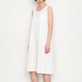 TUTIE./コットン天竺ノースリーブワンピース