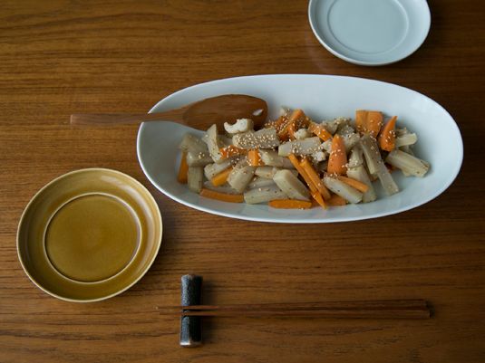 瑞々/楕円鉢8寸 ペア -普段使いにも、ハレの日にも似合う器 - スタイル