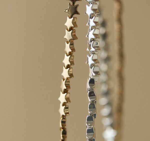 大桃沙織/ブローチ ハナ 45mm -丁寧で緻密な手仕事が光る真鍮ブローチ