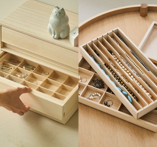 COTAN/ラタンストレージボックス S 横型 -籐細工の収納籠は実用性